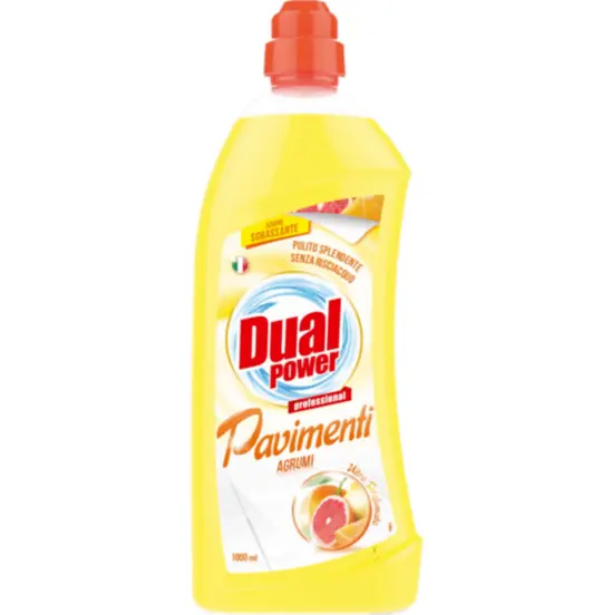 Препарат за под Dual Power 1 л – аромат грейпфрут от комплекта Хигиена BulkySoft