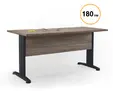 Работно офис бюро 180 см с метален крак 30 мм плот