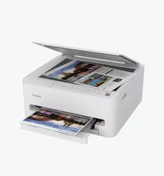 Мастилоструйно многофункционално устройство Canon PIXMA TS4150i All-In-One, White