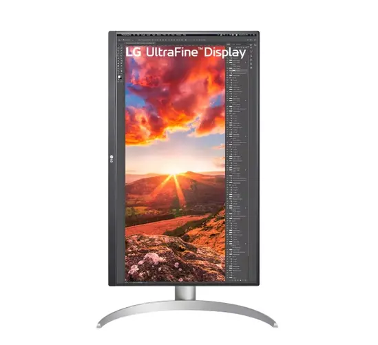 Монитор LG 27UP850K-W, 27" UltraFine UHD, IPS 4K , 5ms, 1200:1, 400cdm2, 3840 x 2160, DCI-P3 95%, HDR 400, HDMI, USB-C, PD- 96 W, DisplayPort, Reader mode, Dynamic Action Sync, Tilt, Height (Range), Swivel, Speacers 2x5W, LG Switch, Black