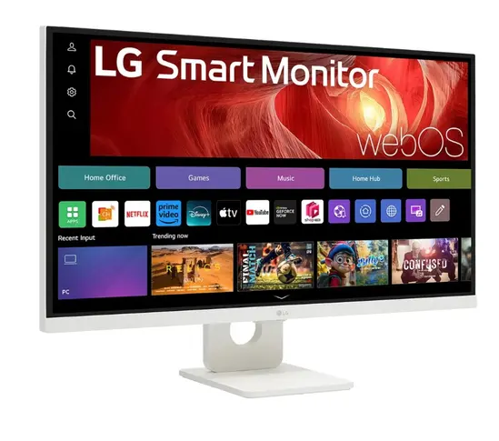 Монитор LG 27U731SA-W, 27' IPS Smart webOS23, 5ms, 1000:1, 350cdm, FHD 3840 x 2160, ThinQ, DCI-P3 90%, HDR 10, HDMI, USB Type-C , Bluetooth, Speacers 5W x 2, Tilt, White