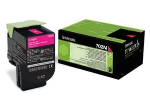 Консуматив Lexmark 70C20M0 CSCX310, 410, 510 Magenta Return Programme 1K Toner Cartridge