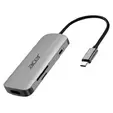Докинг станция Acer 7in1 Type C dongle: 1 x HDMI, 3 x USB3.2, 1 x SDTF, 1 x PD, Up to 5Gbps Data transmission speed