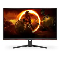 Монитор AOC C32G2ZE/BK, 31.5" Curved 1500R, VA, WLED, 1920x1080@240Hz, 4ms GtG, 1ms MPRT, 300cd/m2, 4000:1, DCR 80M:1, FreeSync, FlickerFree, Low Blue Light, Tilt, 2xHDMI, DP