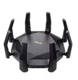 Рутер Asus Wireless Router, RT-AX89X, AX6000, 8x8 Dual-Band, Quad-Core 2.2GHz CPU, 256MB1GB FlashRAM, 10G port, SFP+ port, AiProtection Pro, Adaptive QoS, VPN serverclient, IPTV, OFDMA, MU-MIMO, Beamforming, Link Aggregation, Port forwarding, AiMesh, B