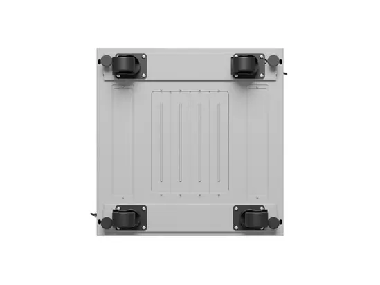 Комуникационен шкаф Lanberg rack cabinet 19' free-standing 15U600x600 (flat pack) with glass door lcd grey v2