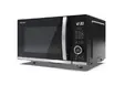 Микровълнова печка Sharp YC-QG204AE-B, Semi Digital, Flatbed,  Built-in microwave grill, Grill Power: 1000W, Plastic and GlassPainted, 20l, 800 W, Housing Material MicrowaveSteel, LED Display White, Timer & Clock function, Child lock, Defrost, Cabinet Co