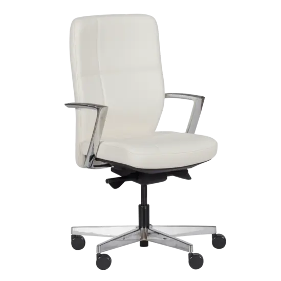 Работен стол СЕМЕЛА-сниман отпред, цвят шампанско