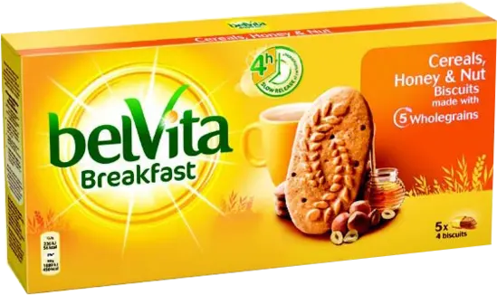 Бисквити BelVita 250гр., 20 бр.оп.