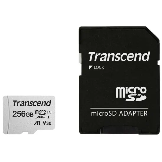 Памет Transcend 256GB microSD UHS-I U1 (with adapter)