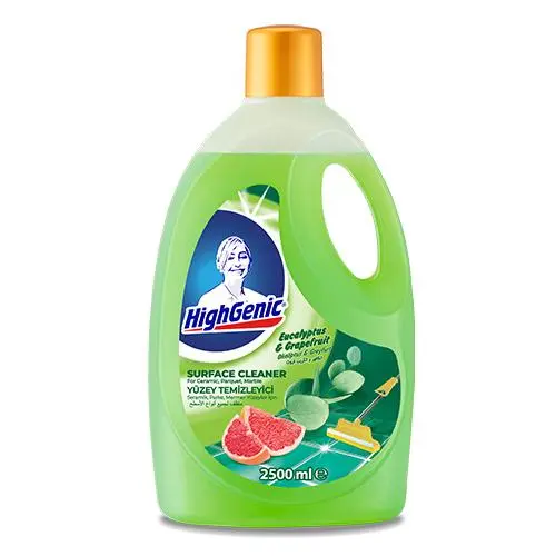 Комплект Хигиена Floor- Препарат за под HighGenic 2.5 л с аромат Еквалип и Грейпфрут