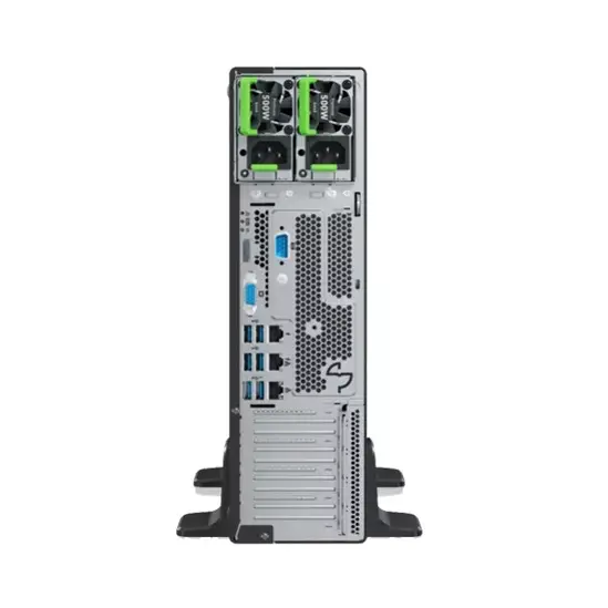 Сървър Fujitsu PRIMERGY TX1320 M6, Intel Xeon E-2488 8C16T 3.20 GHz, 1x32GB 2Rx8 DDR5-4800 U ECC, NO HDD, Max.8x(4x+4x)x2.5'HP, RAID 0110, 2x1GB(RJ45), ErP Lot9 conf.for 8x HDDs, iRMCS6 eLCM Lic., No PCord, 2x M2 slots, TPM 2.0 V2, PSU 500W HP, FTS wid