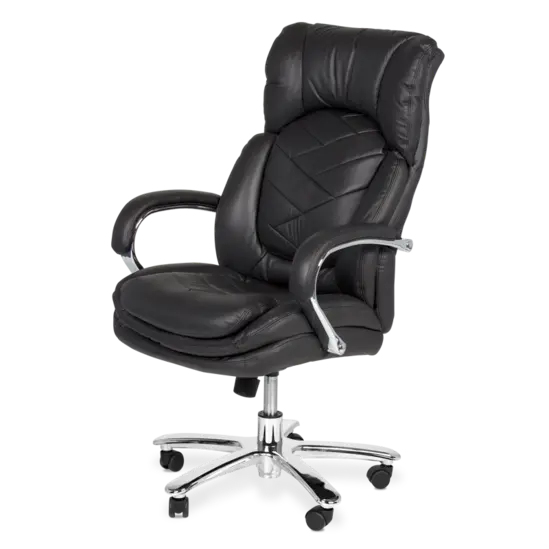 Президентски стол ЛОЗАН- Лицевата част на стола е изработена от естествена кожа