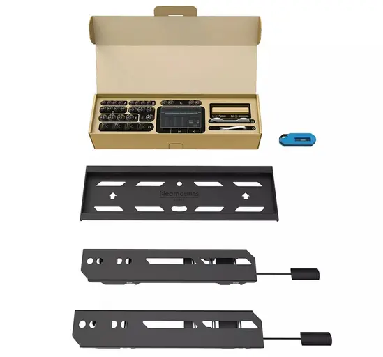 Стойка Neomounts Level-850 TV mount wall 24-65" - fixed - lockable - fast installation