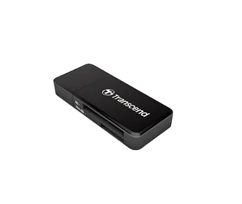 Четец за карти Transcend SDmicroSD Card Reader, USB 3.03.1 Gen 1, Black