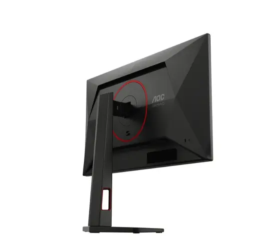 Монитор AOC Q25G4SR, 24.5" IPS WLED, 2560x1440@300Hz, 1ms GtG, 0.3ms MPRT, 400cd m/2, 1000:1, 80M:1, Adaptive Sync, FlickerFree, Low Blue Light, 2Wx2, Tilt, Height Adjust, Pivot, Swivel, 2xHDMI, DP