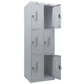 Метален гардероб PMT с 6 отделениe 183х60х50 см