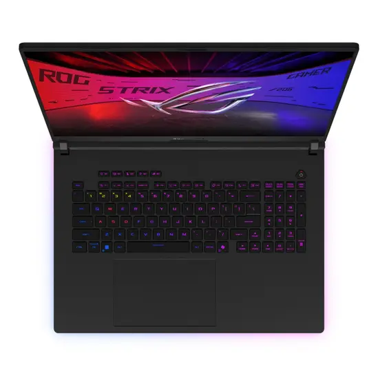 Лаптоп Asus Strix G18 G835LXG-TQ489X, Ultra 9 290HX Plus 2.7 GHz (36MB Cache, up to 5.5 GHz, 24 cores ,18.0 WQXGA(2560X1600) Mini Led, 500nits, AG,240Hz,64GB (2x32GB DDR5-5600) ,2TB , RTX5090 24GB ,Wi-Fi 7 ,Backlit Kbd 1-Zone RGB,Windows 11 PRO,Off Black