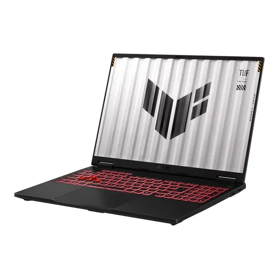 Лаптоп Asus TUF F16 FA608UH-RV013,AMD Ryzen 7 260 3.8GHz (24MB Cache, up to 5.1 GHz, 8 cores, )16.0  WUXGA 1920X1200 16:10 300nits, AG,165z,16GB DDR5 5600 so-dim ,1TB PCIe 4.0,RTX 5050 8GB GDDR7, Wi-Fi 6e,Backlit Kbd 1-Zone RGB, no OS, Gray