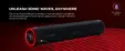 Тонколони Acer Nitro Gaming Soundbar,2 x 5W, BT, Dynamic 2.0 Stereo Sound USB-C (USB-C to USB-A cable included)  Bluetooth  Aux In (3.5mm)  Headphones out