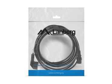 Кабел Lanberg CEE 7/7 -> IEC 320 C13 power cord 5m VDE, black