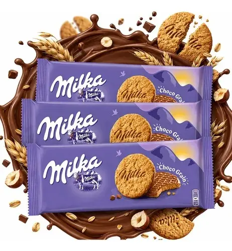 Бисквити Milka пълнозърнести 126 гр