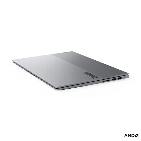 Лаптоп Lenovo ThinkBook 16 G9 AMD Ryzen 7 250 (up to 5.1GHz, 16MB), 32GB (16+16) SODIMM DDR5-5600, 512GB SSD, 16" WUXGA (1920x1200) IPS AG, AMD Radeon 780M Graphics, FHD&IR Cam, Backlit KB, WLAN, BT, 3 cell, DOS, 3Y CCI