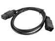 Кабел Lanberg EXTESION CABLE IEC 320 C19  C20 1.8m VDE, black