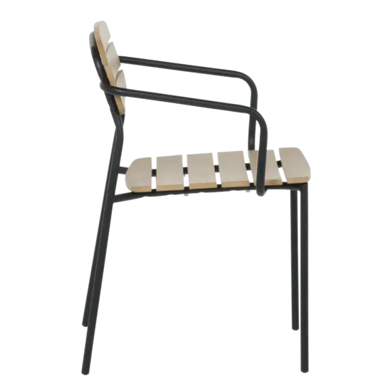 Градински стол ЙОВАН-снимка отстрани на стол