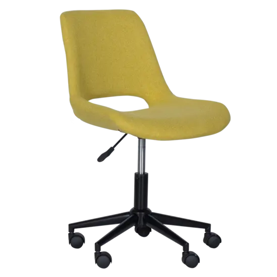 Детски стол ТИА- жълт цвят, снимка отстрани