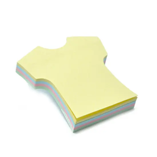 Самозалепващи листчета 76х76мм тениска неон