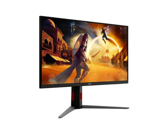 Монитор AOC Q32V4, 31.5" IPS WLED, 2560x1440@75Hz, 4ms GTG, 250cd/m2, 1000:1, 20M:1 DCR, Adaptive Sync, FlickerFree, Low Blue Light, 2Wx2, Tilt, HDMI, DP
