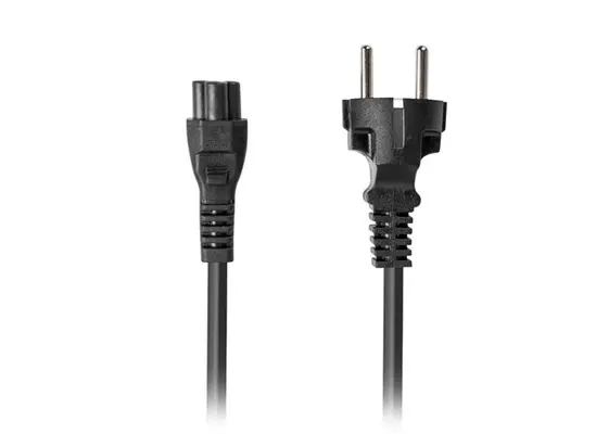 Кабел Lanberg CEE 77 (MICKEY) - IEC 320 C5 power cord 1.8m VDE Straight, black