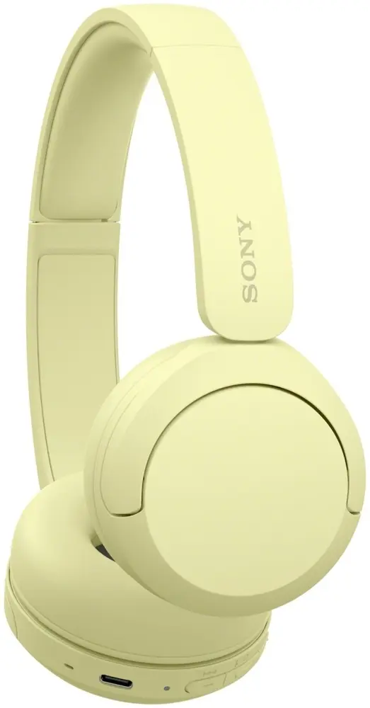 Слушалки Sony Headset WHCH520Y, yellow