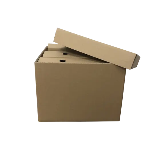 Кашон кафяв пет пласта с капак