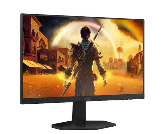Монитор AOC 24G42E, 23.8' Fast IPS WLED, 1920x1080@180Hz, 1ms GtG, 0.5ms MPRT, 300cd m2, 1000:1, 80M:1 DCR, Adaptive Sync, FlickerFree, Low Blue Light, Tilt, HDMI, DP