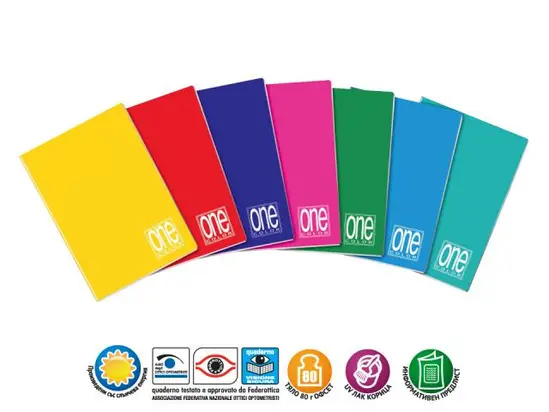 Тетрадка UV One Color 42 л шита