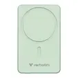 Външна батерия Verbatim Charge 'n' Go Essentials Power Bank Magnetic Wireless 10000mAh Green