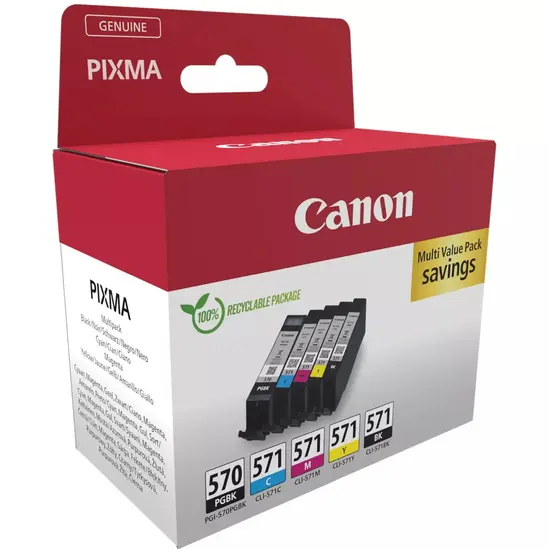 Консуматив Canon PGI-570/CLI-571 PGBK/C/M/Y/BK Multi-Pack