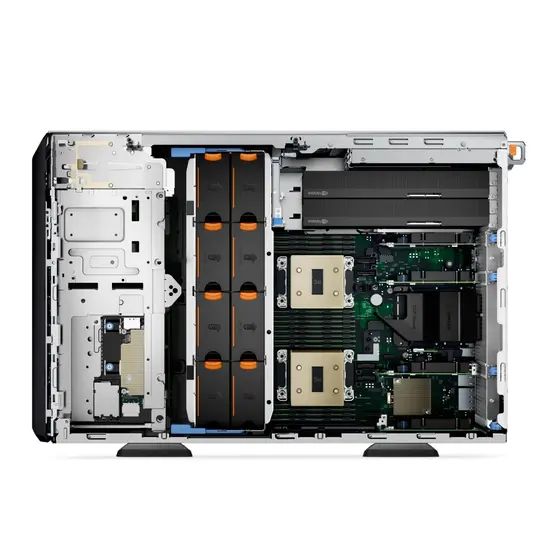 Сървър Dell PowerEdge T560, Chassis 8 x 3.5' (SAS, SATA), Intel Xeon Silver 4410Y (30M Cache, 16GT), 16GB DDR5 RDIMM, 1x480GB SSD SATA RI, Parallax Security Bezel, Broadcom 5720, PERC H755 with front load, iDRAC9 Enterprise 16G, 2x700W, 3Y Basic Onsite