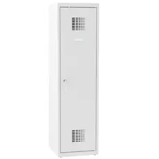 Метален гардероб FRT с 1 отделение 145х40х50 см - сниман в профил, затворена врата, сив