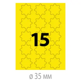 Флуоресцентни етикети Ф35 мм