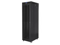 Комуникационен шкаф Lanberg rack cabinet 19' free-standing 47U800x1000 (flat pack) with mesh door lcd black v2