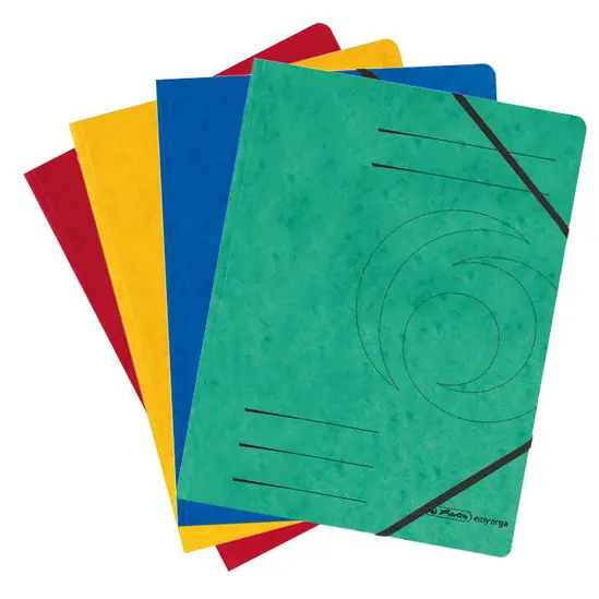 Папка с ластик Herlitz Colorspan 320 гр 