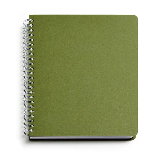 Календар бележник САТУРН- зелен цвят