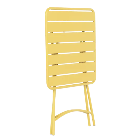 Сгъваема градинска маса РУБИНА- метална, сгъната