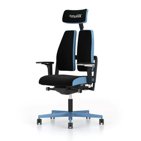 Геймърски стол ДИОНИС- в два цвята, черно-син