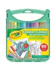 Маркери Crayola измиваеми в куфарче 65 части