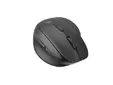 Мишка Natec Vertical Mouse Crake 2  BLUETOOTH 5.2 + 2.4GHZ BLACK 2400dpi, Left handed, black