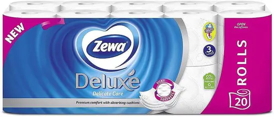 Тоалетна хартия Zewa Deluxe 20 бр.